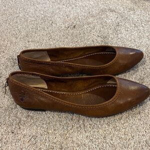Frye Brown Leather Women's ballet flats 6.5